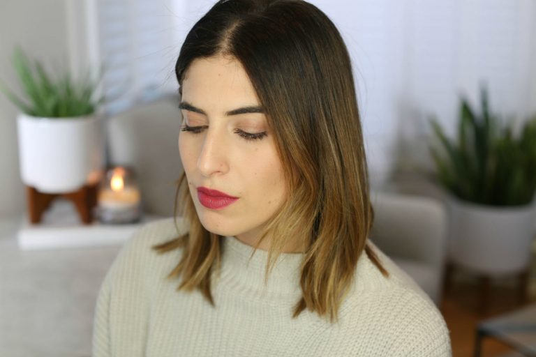 Giorgio Armani Lip Magnet Matte Lipstick Review | AD – Lily Pebbles